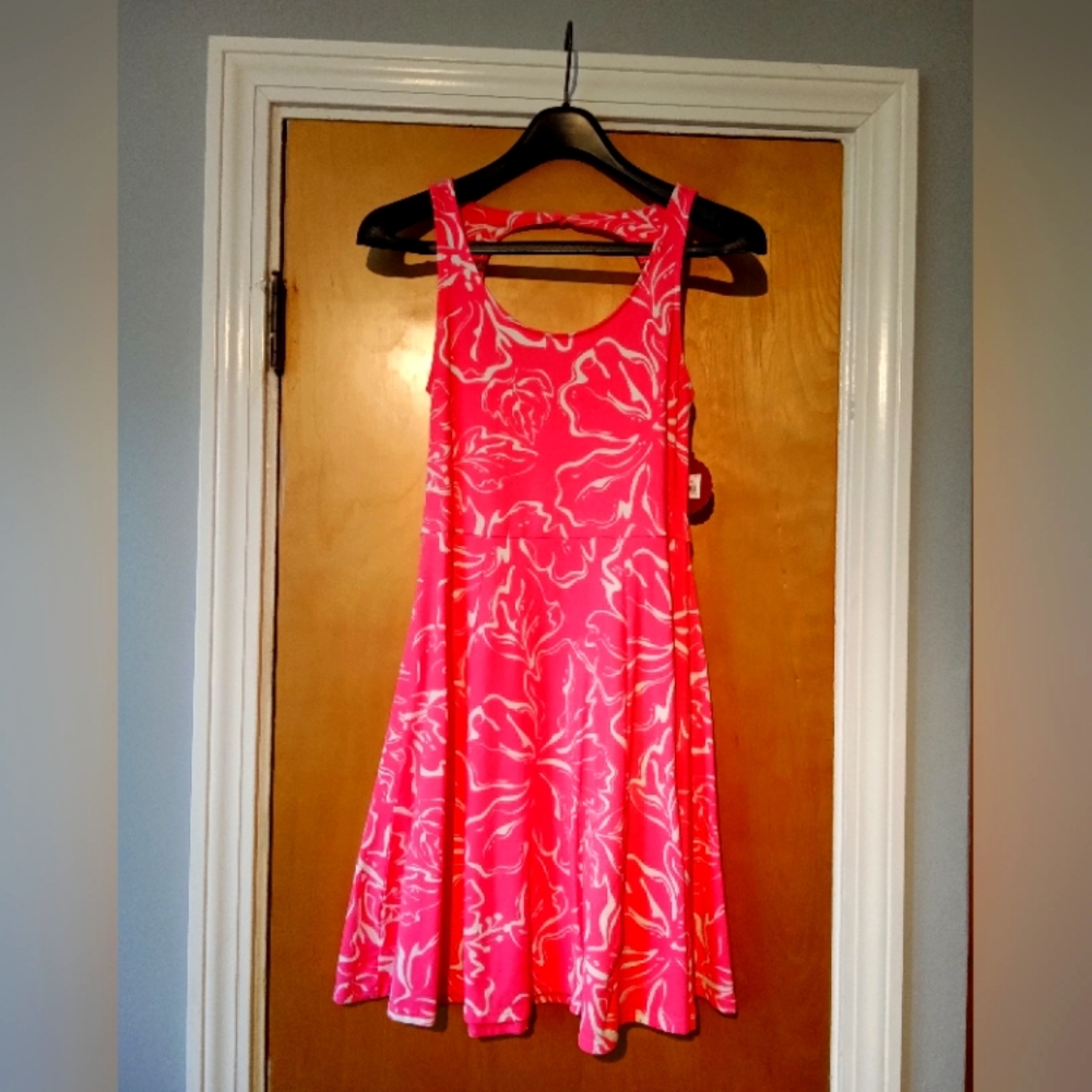 SO Button Back Skater Dress
